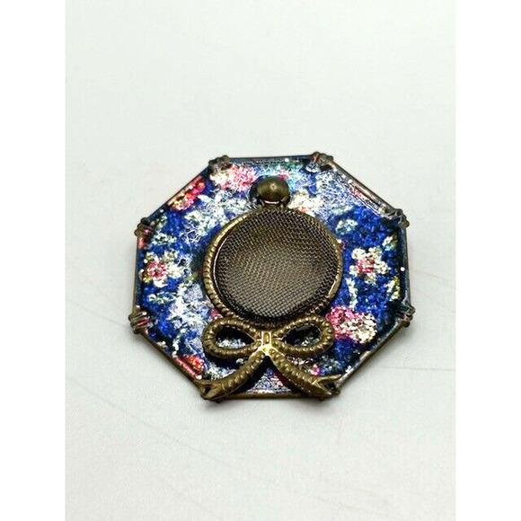 Unbranded Jewelry - A Winter's Day In a Deep and Dark December Collection Hat Pin Brooch Blue